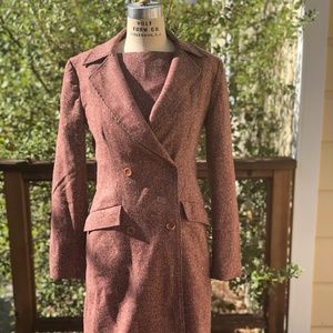 Stunning Cranberry Tweed Jacket